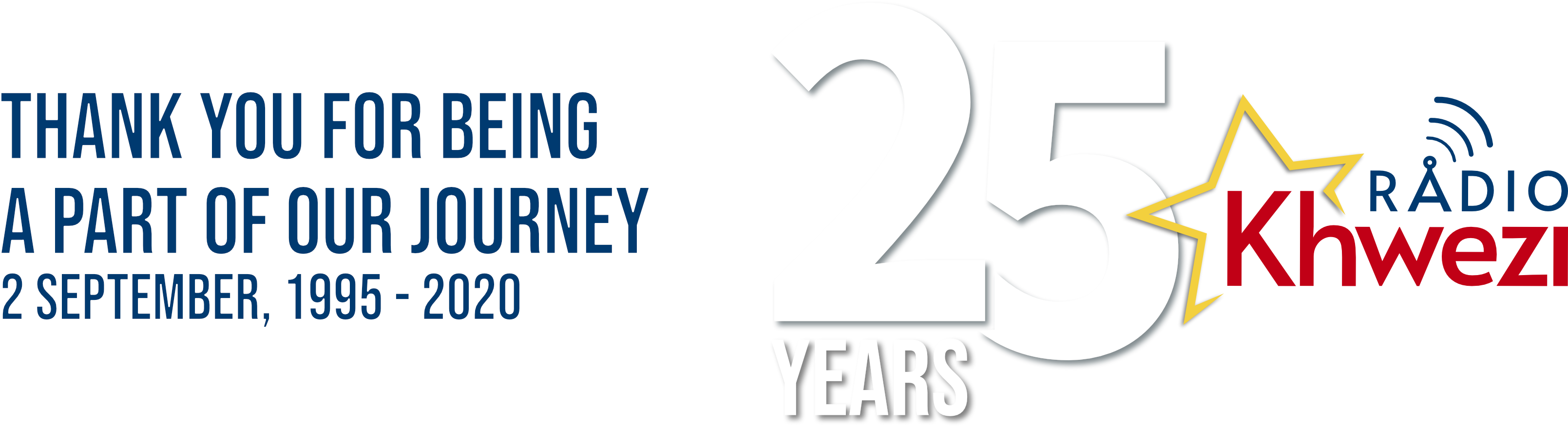 Radio Khwezi Logo 2020_25 years Radio Khwezi Logo 2020_25 years